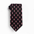 Black/Pink Ribbon Novelty Tie